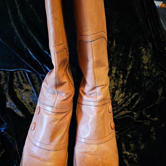 Miz Mooz Knee High Wedge Boot - Picture 1 of 2
